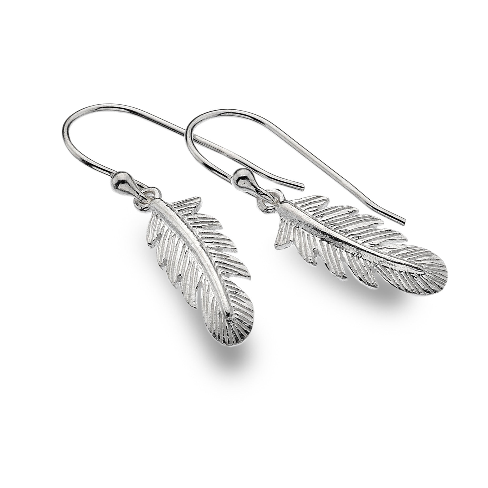Floating Feather Earrings